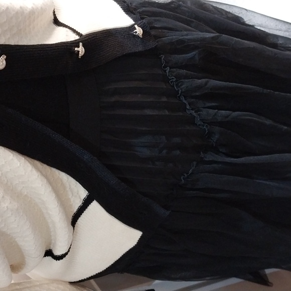 WD.NY XL& LARGE SIZE Black Asymmetrical Skirt Elastic Waist Pull On - Picture 10 of 13